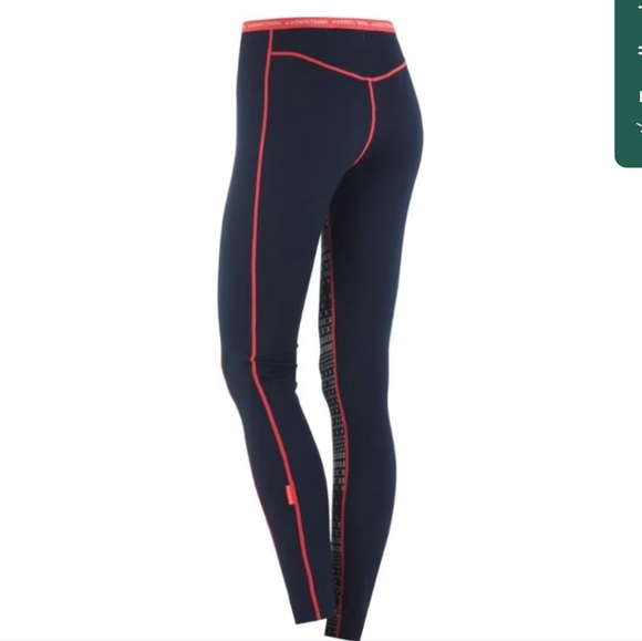 Wool Blend Baselayer Long underwear Kari Traa Navy Pants Leggings Size XL - Picture 2 of 11